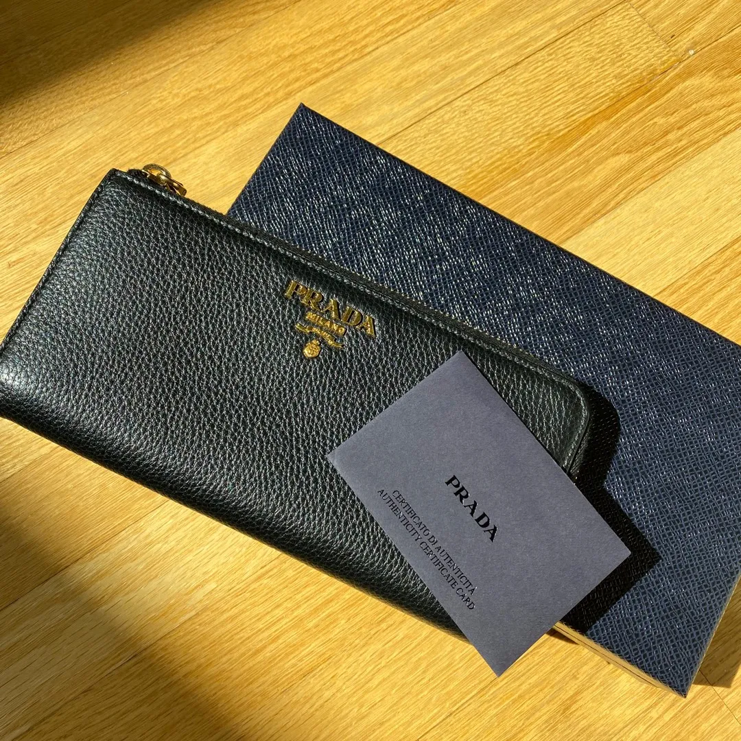 Prada - Authentic Black Leather Wallet photo 1