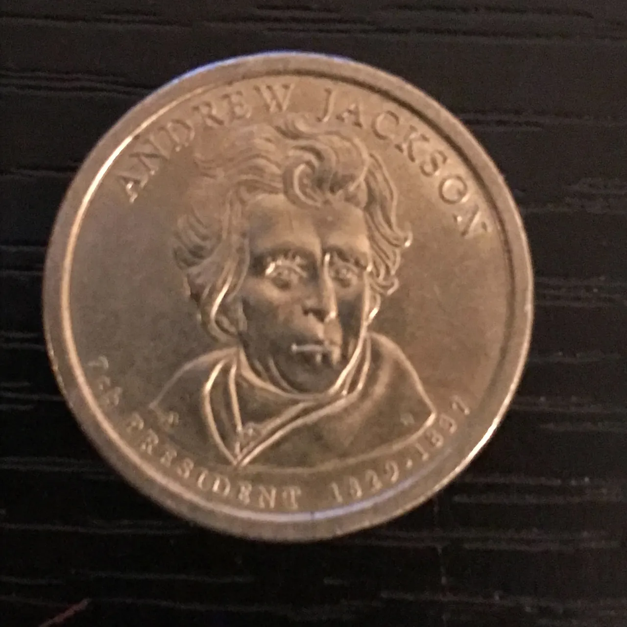 American 2008 Andrew Jackson Presidential $1 USD Coin photo 1