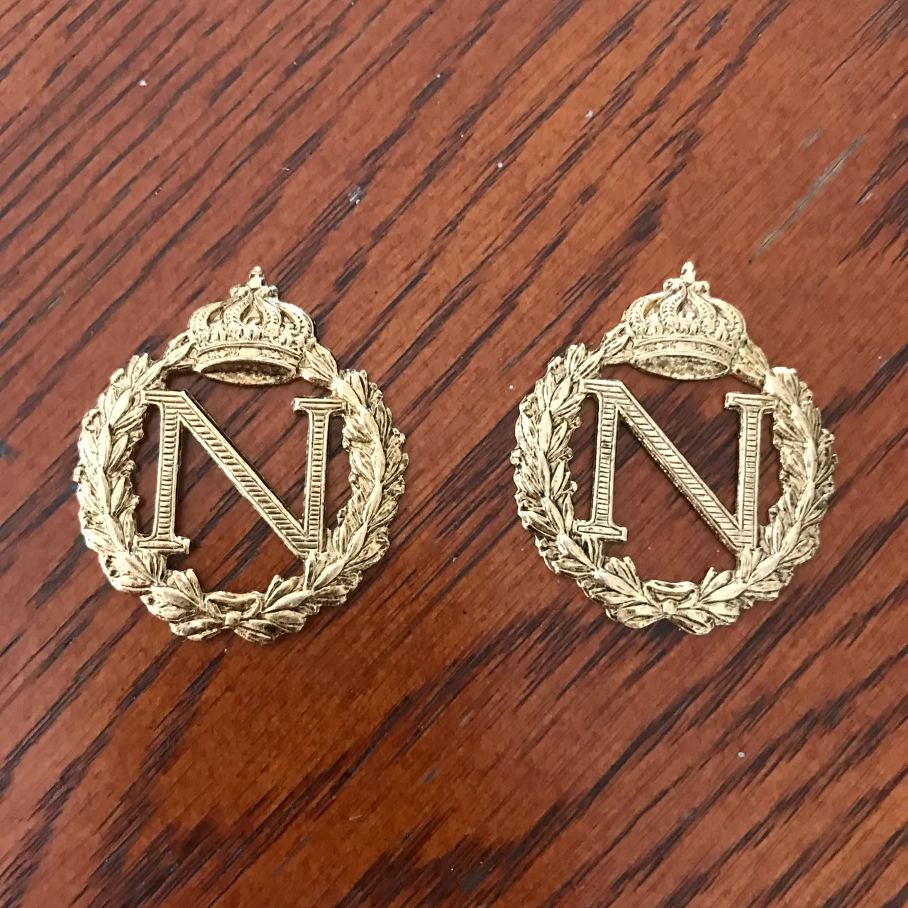 Two Napoleon Bonaparte emblems photo 1