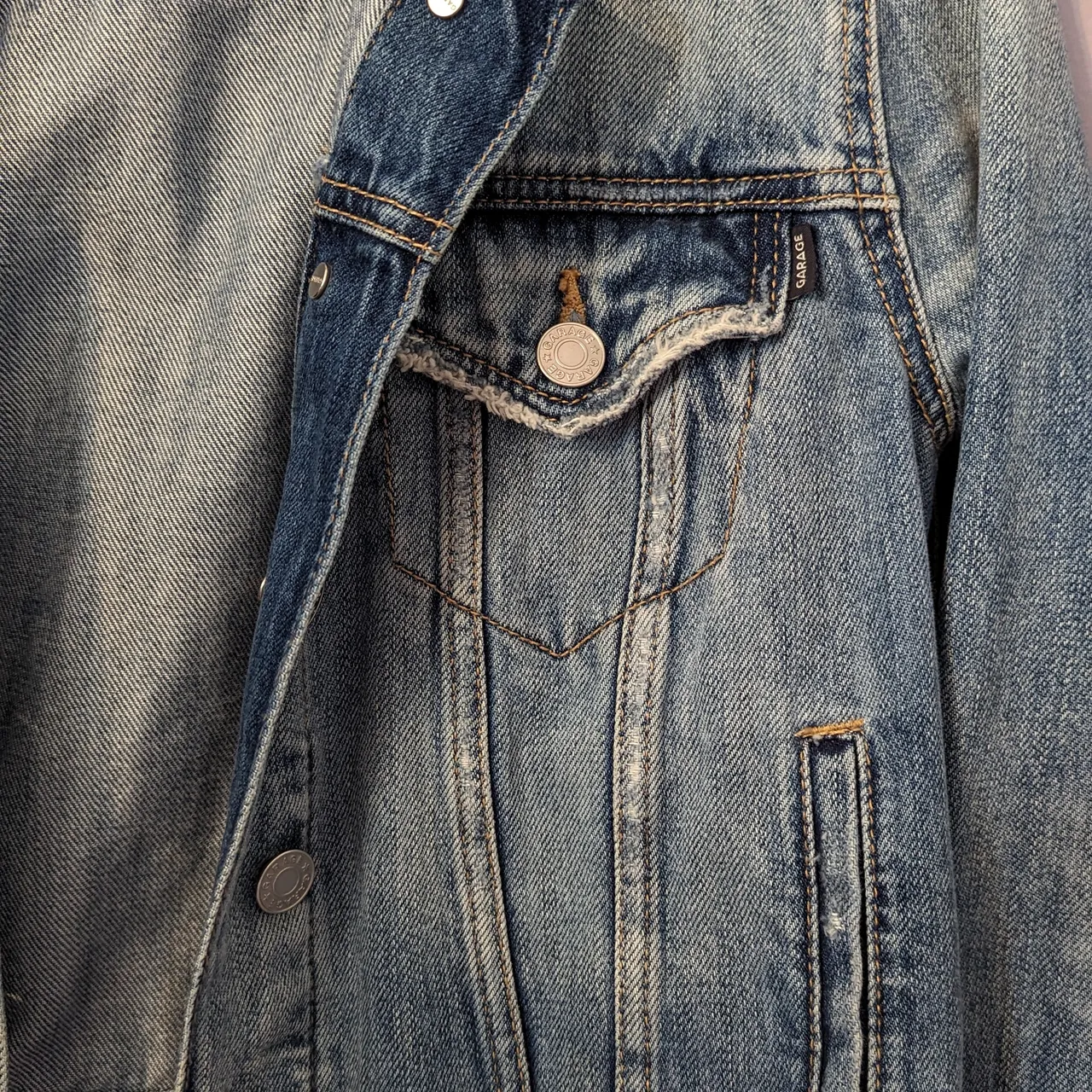 Women's small Garage jean jacket  photo 1