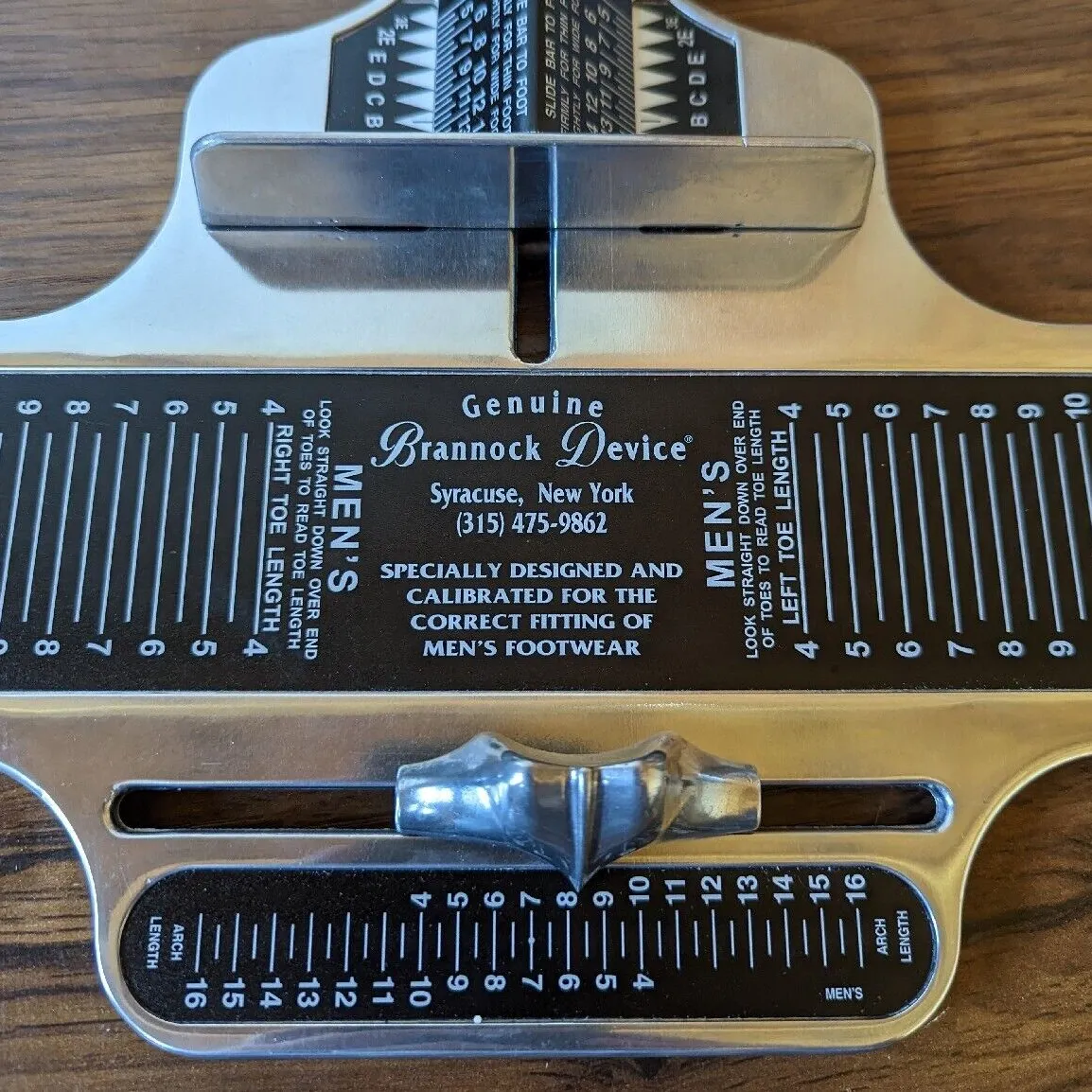 Vintage Brannock device - Men's sizes photo 3